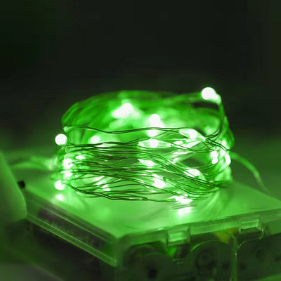 2M 3M 4M 5M 10M Led stīgu gaismas ūdensnecaurlaidīgas pasaku gaismas 3AA ar baterijām darbināmas Ziemassvētku kāzu ballītes dekorācijas vītne