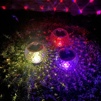 Ηλιακό Led Water Floating Light Πισίνα Αδιάβροχο Magic Ball Floating Night Light Μεταβαλλόμενο χρώμα λιμνούλας νερού drift