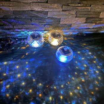 Слънчева водна плаваща светлина за басейн Водоустойчива вълшебна топка Плаваща нощна светлина Променяща цвета си езерна водна плаваща лампа