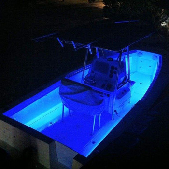 12v водоустойчива морска светодиодна светлина Led Luz Учтивост и помощна лента Декоративна за лодки Бяло Синьо Червено Зелено