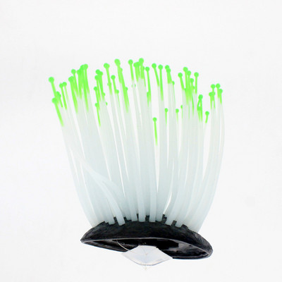 Szilikon izzó mesterséges tengeri levél tartályfény akvárium korall növények víz alatti lámpák háziállatok dekoráció gomba mesterséges korall