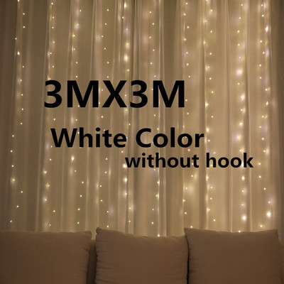 3M USB Rainbow String Light LED Fairy Girlland Light zavjese za blagdansku zabavu Novogodišnja božićna dekoracija Lampa za kućnu spavaću sobu