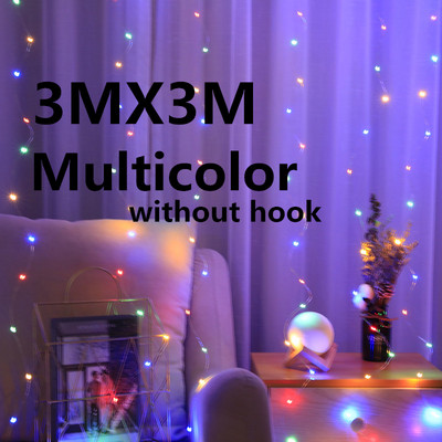 3M USB Rainbow String Light LED Fairy Girlland Light zavjese za blagdansku zabavu Novogodišnja božićna dekoracija Lampa za kućnu spavaću sobu