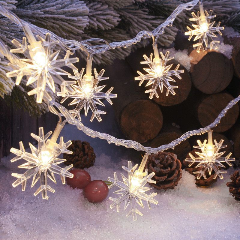 3M 4M sniegpārsliņu LED aizkaru virtenes gaismas pasaku gaismas svētku gaismas diodes vītnes Jaungada Ziemassvētku rotājumi Noel Navidad