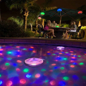 Πλωτή υποβρύχια ελαφριά πισίνα LED Φωτιστικό ντίσκο πάρτι Φωτιστικό λάμψη εξωτερικής μπανιέρας πάρτι Αξεσουάρ πισίνας