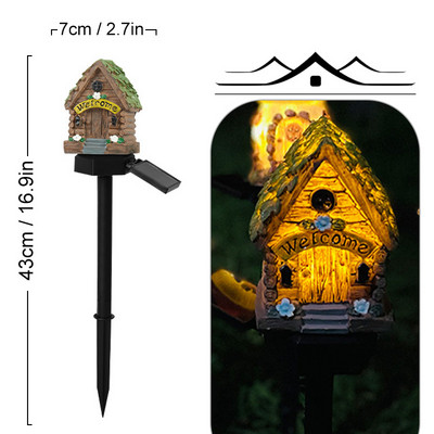 Solar Rabbit Egg Φωτιστικό γκαζόν Εξωτερικού κήπου Πασχαλινό ντεκόρ Φωτιστικό εδάφους LED Αδιάβροχο γρασίδι τοπίο αυλής