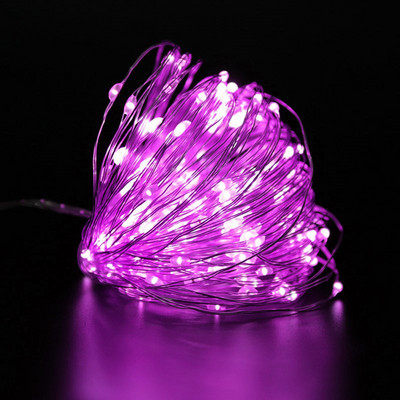 20M 10M USB LED-füzér fények réz ezüst drót füzér fény vízálló tündérlámpák karácsonyi esküvői party dekorációhoz