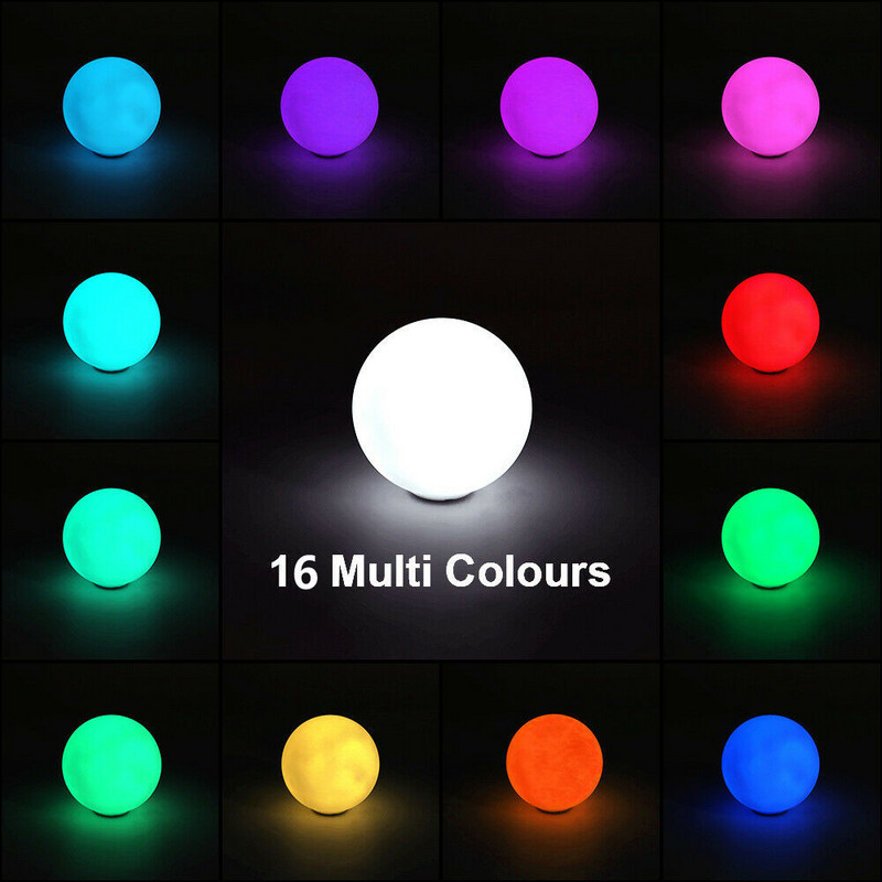 Peldošs baseina apgaismojums 16 krāsu dīķa LED lodīšu gaismas burbuļvannas lampa ar tālvadības zemūdens laternu peldbaseina āra apgaismojumu