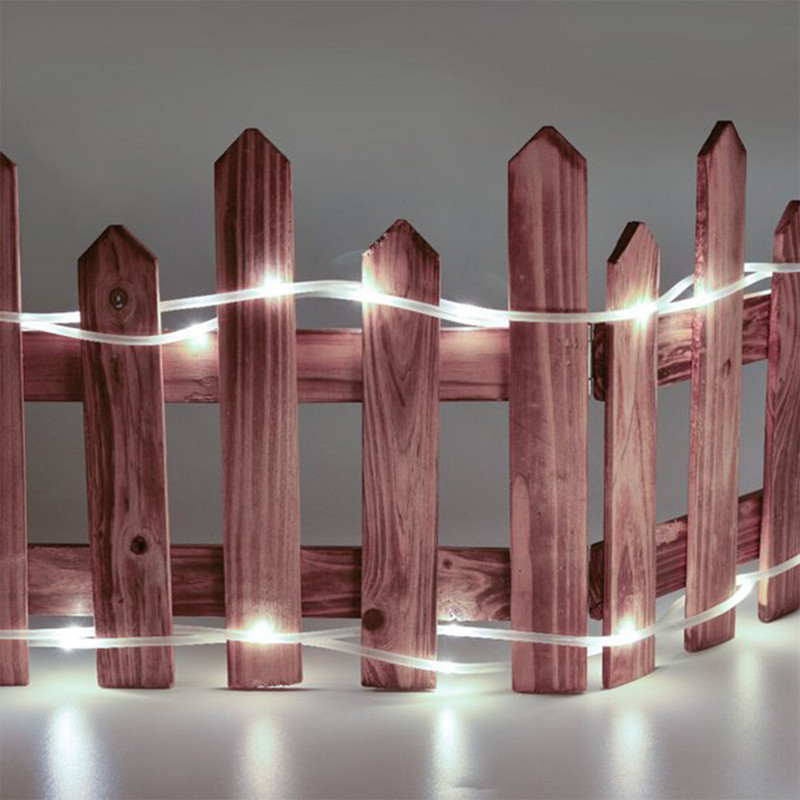 Napelemes lámpafüzér kültéri dekoráció