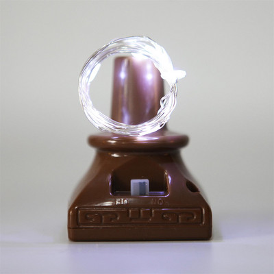 Svjetla za vinske boce na solarni pogon 10 20 LED svjetiljke od bakrenog pluta Mini bakrene svjetiljke za vinske boce s dekoracijom od pluta Vjenčanje