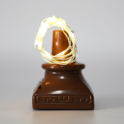 Svjetla za vinske boce na solarni pogon 10 20 LED svjetiljke od bakrenog pluta Mini bakrene svjetiljke za vinske boce s dekoracijom od pluta Vjenčanje