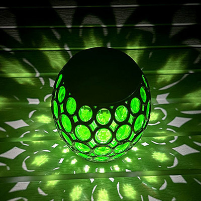 Napelemes lámpák kültéri pillangó árnyékoló vízálló napelemes lámpa Retro napelemes lámpás vetítési fény napelemes kerti fény dekoráció