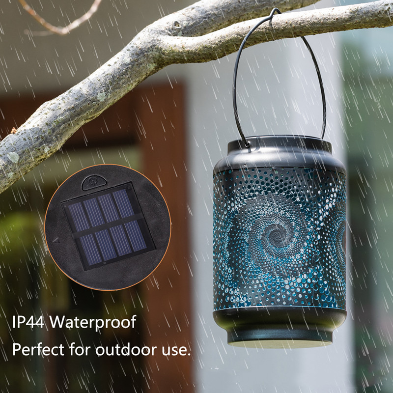 Napelemes lámpák kültéri pillangó árnyékoló vízálló napelemes lámpa Retro napelemes lámpás vetítési fény napelemes kerti fény dekoráció