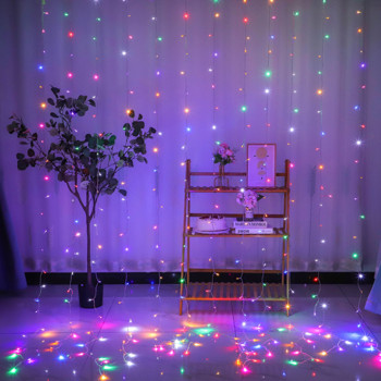 LED ights string lights decoración para navidad 2022 коледни светлини домашен декор декорация на спалня приказна градина navidad