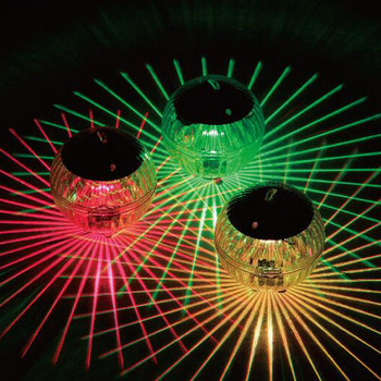 Плаваща лампа за басейн Водоустойчива LED слънчева мощност RGB променяща цвета водна плаваща лампа за аквариум Аксесоари за плувен басейн