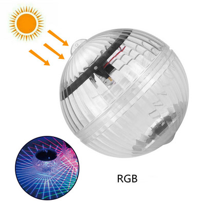 Lebegő medence világítás vízálló LED napelemes RGB színváltó víz sodródó lámpa akvárium tavakhoz úszómedence tartozékok