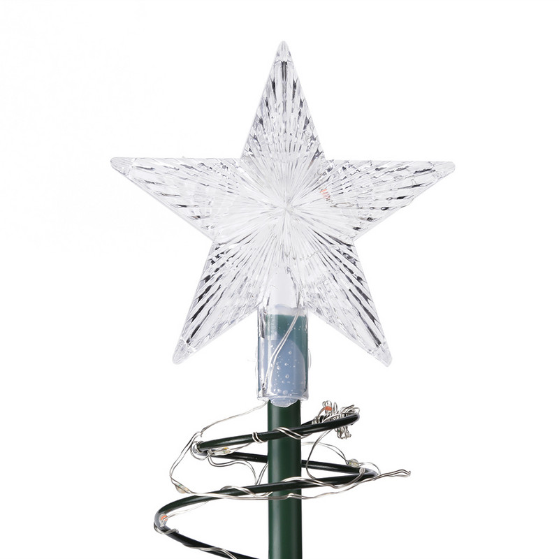 Nešiojamos saulės kalėdinės eglutės lemputės vandeniui atsparios saulės šviesos diodų Kalėdų eglutės žibintų spiralė, skirta namų atostogų vakarėliui dekoruoti