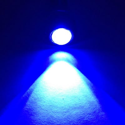 (4) Plavo LED svjetlo za čamac Srebrna vodootporna paluba od 12 V za Enzo Malibu Wakesetter MasterCraft X podvodni jetski Aquatrax R-12X