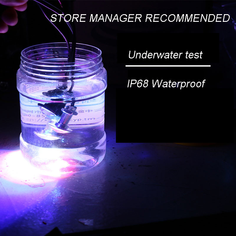 (4) Plavo LED svjetlo za čamac Srebrna vodootporna paluba od 12 V za Enzo Malibu Wakesetter MasterCraft X podvodni jetski Aquatrax R-12X