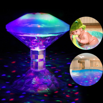 Φωτιστικό LED Disco Light Πισίνας Αδιάβροχο LED Batter Power Multi Color Changing Water Drift Lamp Floating Light Security