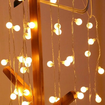 3M 6M 10M Led Lights String Χριστουγεννιάτικες μπάλες κερασιών γιρλάντα Λειτουργεί με μπαταρία Γιορτινά φωτάκια Χριστουγεννιάτικη διακόσμηση Πρωτοχρονιά 2023