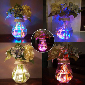 RGB Водоустойчива потопяема LED светлина Подводна нощна лампа с батерии Чаени лампички за ваза, купа, аквариум, парти сватба