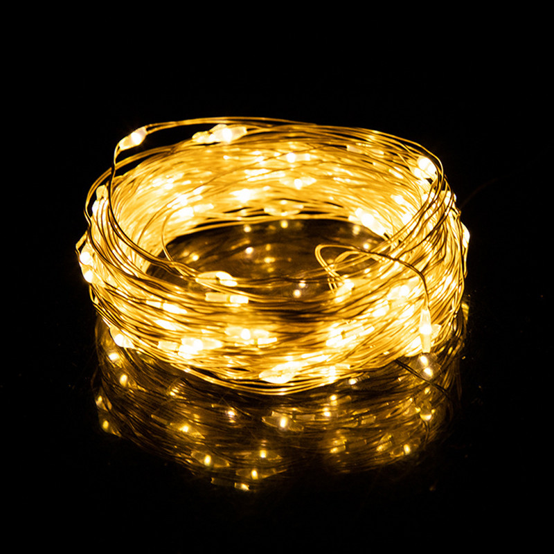 Távirányító Fairy Lights USB LED füzér lámpák kültéri vízálló füzér távirányítóval karácsonyi parti kerti LEDLight