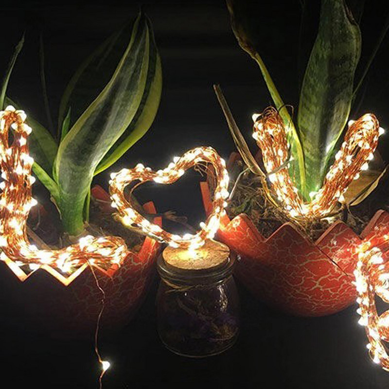 Távirányító Fairy Lights USB LED füzér lámpák kültéri vízálló füzér távirányítóval karácsonyi parti kerti LEDLight