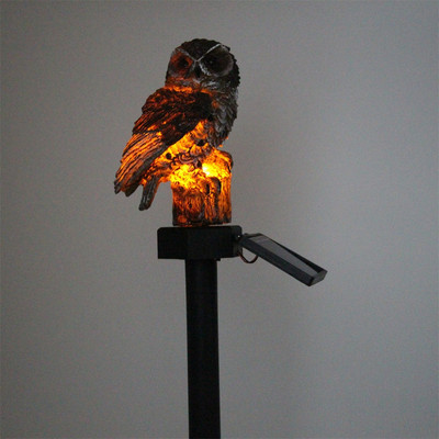 Solarna svjetiljka od smole sove Vodootporna LED vrtna svjetiljka Pejzažna dekorativna utičnica za uzemljenje Svjetlo za travnjak Led solarna svjetla Oudoor