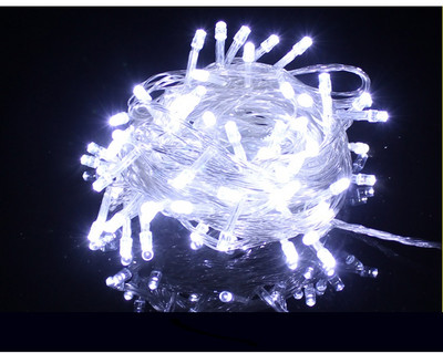 led božićna svjetla vijenci Svjetla 100 LED 10M Božićna svjetla vanjski božićni ukrasi AC 110V 220V svjetlo od pamučne kuglice Deco