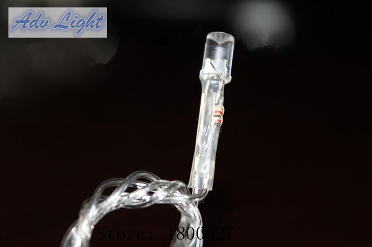 led Ziemassvētku gaismas vītne Gaismas 100 LED 10M Ziemassvētku gaismas āra Ziemassvētku rotājumi AC 110V 220V vates gaisma Deco