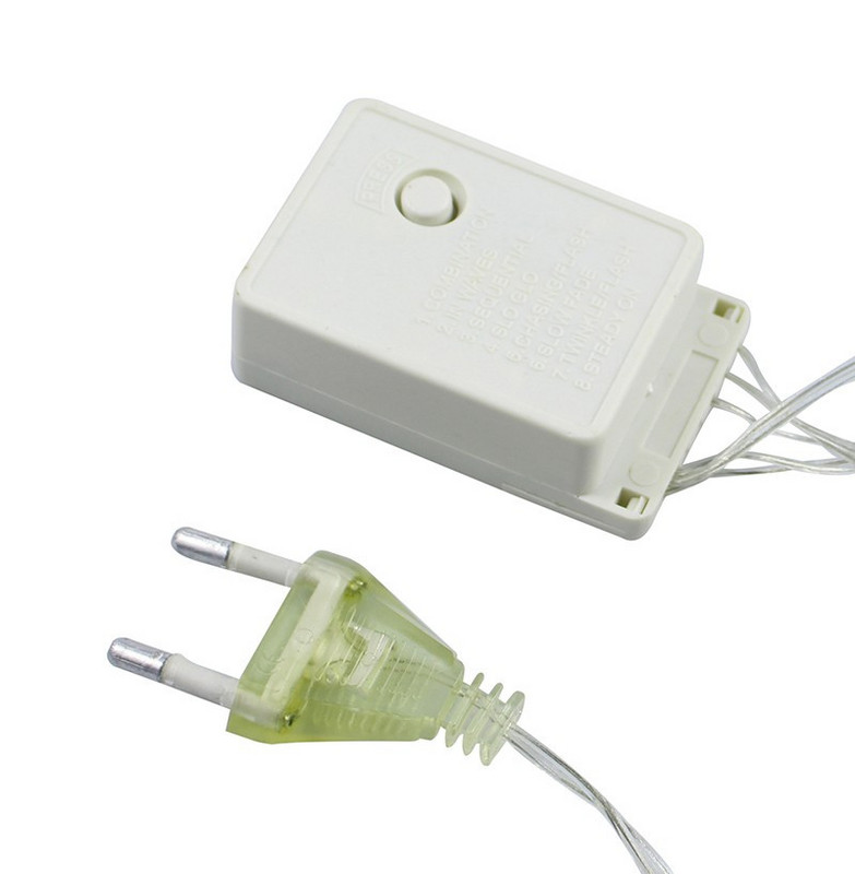 led Ziemassvētku gaismas vītne Gaismas 100 LED 10M Ziemassvētku gaismas āra Ziemassvētku rotājumi AC 110V 220V vates gaisma Deco