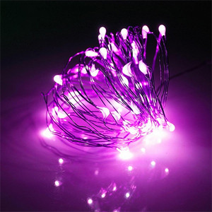 10db LED Fairy String Lights elemmel működő LED rézhuzalos lámpák kültéri vízálló palacklámpák hálószoba dekorációhoz