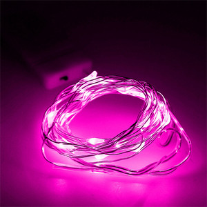 10db LED Fairy String Lights elemmel működő LED rézhuzalos lámpák kültéri vízálló palacklámpák hálószoba dekorációhoz
