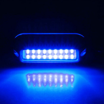 27 LED лампа за транец за лодка от неръждаема стомана Подводен понтонен морски кораб Аксесоари за лодки Светлина Водоустойчива морска светлина 3528