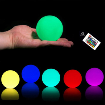 1 Η/Υ Πισίνα Πλωτό φως Υποβρύχιο φως Αδιάβροχο RGB Αλλαγή χρώματος LED Φώτα νύχτας μπάλας Αξεσουάρ εξωτερικής πισίνας