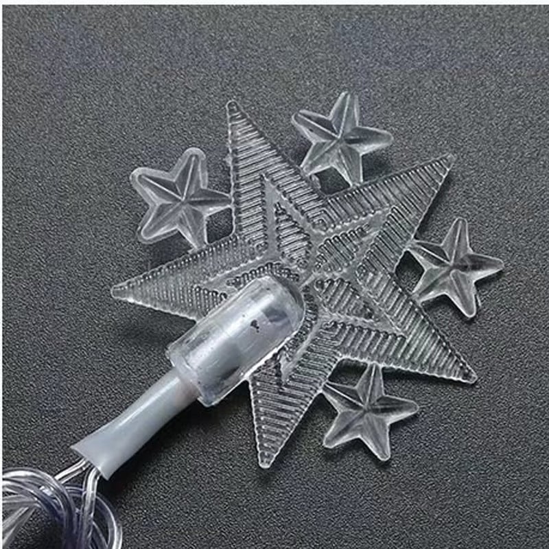 Holdcsillag LED fényfüzér Eid Mubarak dekoráció otthonra Ramadan Kareem muszlim iszlám dekoráció Hajj Mubarak Eid ajándékok Al Adha