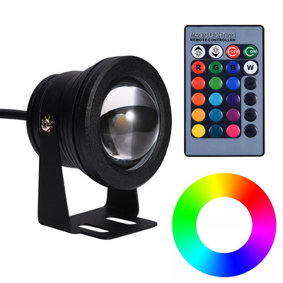 10W vodootporni RGB LED reflektor Podvodna fontana Bazen Jezerce Akvarij Reflektor Žarulja Svjetiljka Vanjski vrt Svjetlo za bazen