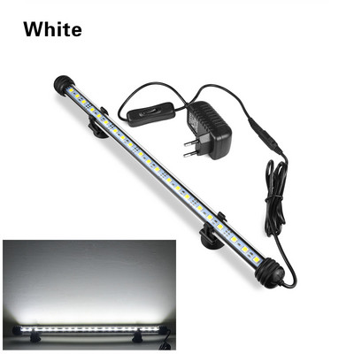 Visoka svjetlina 5050SMD RGB Svjetlo za akvarij 19-49 cm EU utikač IP68 Vodootporno svjetlo za akvarijske kutije za rasvjetu kutije za akvarijske biljke