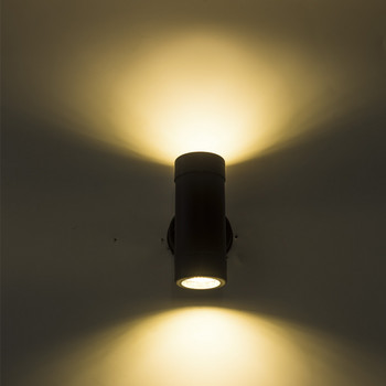 Speciallize Led стенна лампа с гнездо Gu10 Стенна лампа на едро Външна хидравлична сграда Веранда нагоре надолу Стенен аплик Осветление
