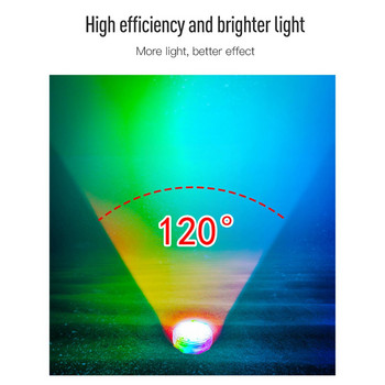 Φώτα πισίνας RGB Υποβρύχια φώτα LED με απομακρυσμένα υποβρύχια αδιάβροχα φώτα LED για ενυδρείο, υδρομασάζ, διακόσμηση πάρτι πισίνας N3E5