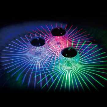 Υπαίθριο πλωτό υποβρύχιο φωτιστικό μπάλας πισίνα πάρτι νυχτερινό φως αισθητήρας ηλιακής ενέργειας που αλλάζει χρώμα, αδιάβροχο φως πισίνας