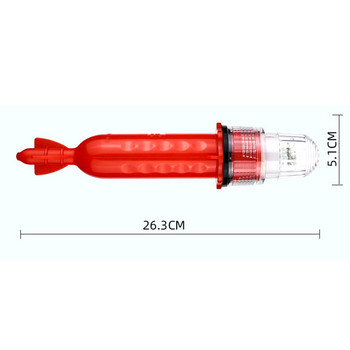 Привличане на рибни светлини Deep Fishing Float Led Light Fishing Light Lure Подводен индикатор за привличане Риболов на открито на едро