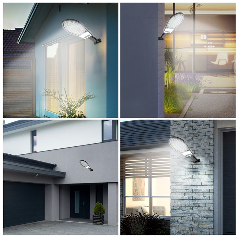 LED saules lampa āra dārza gaismas kustības sensora sienas lampa ielu lampas saules gaismas ainava āra apgaismojums dārza dekorēšana