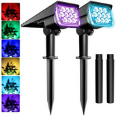 20 LED Saules zāliena lampas Dārzs IP65 Ūdensizturīgs Auto ON/OFF Āra apgaismojums Saules Ainavu apdare Prožektori Lampas