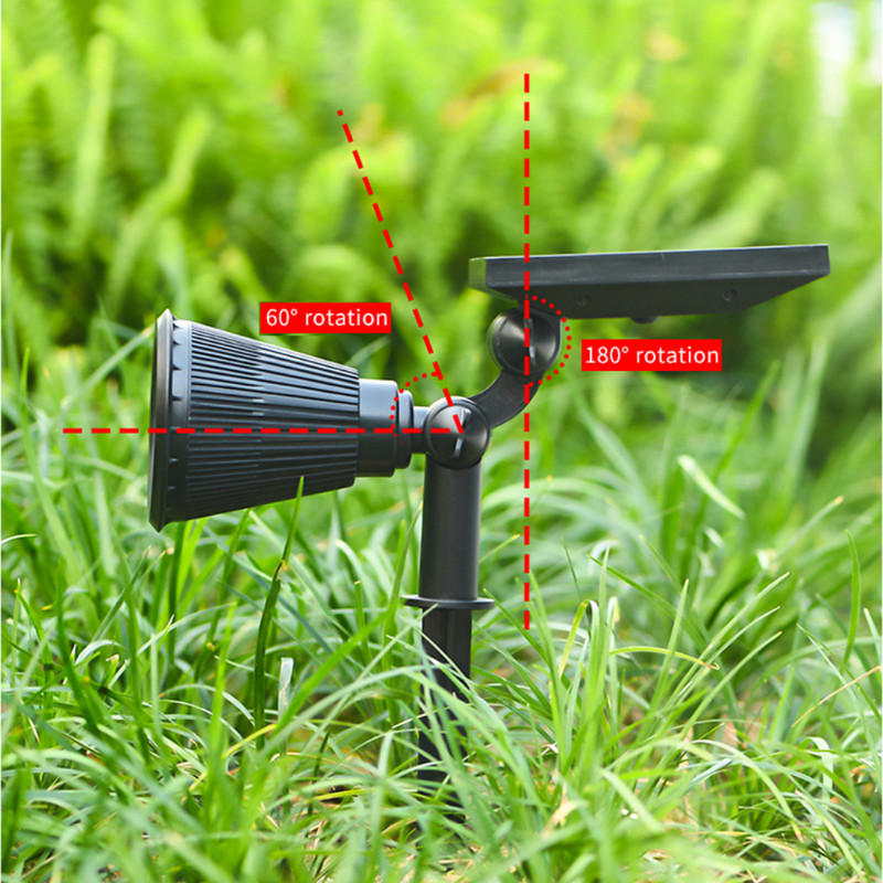 Napelemes spotlámpák kültéri szuper fényes, vízálló földi pázsit lámpa otthon kültéri udvari lámpa kerti dekorációs fa lámpa