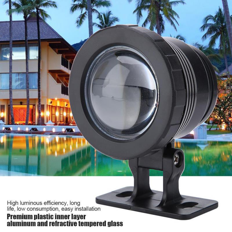 10W/20W RGB Led zemūdens gaisma Ūdensnecaurlaidīga IP65 strūklaka baseina dīķi akvārija tvertnes lampa 16 krāsu+ tālvadības pults prožektori