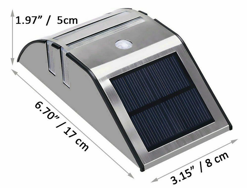 LED napelemes lámpa kültéri napelemes lámpa PIR mozgásérzékelős napenergiával működő vízálló fali lámpa kerti udvari ösvény díszítő lámpához