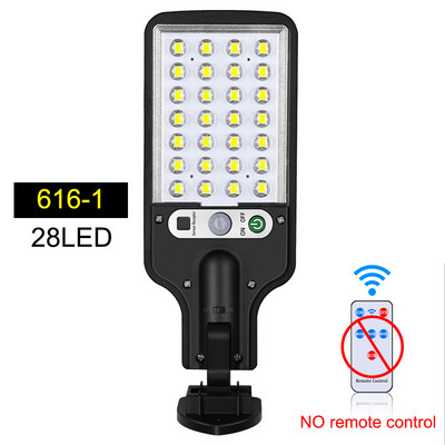Saules gaisma 117 COB liela āra saules ūdensnecaurlaidīga ielas gaisma dārza infrasarkanā sensora kustības sensora viedā tālvadības pults gaisma