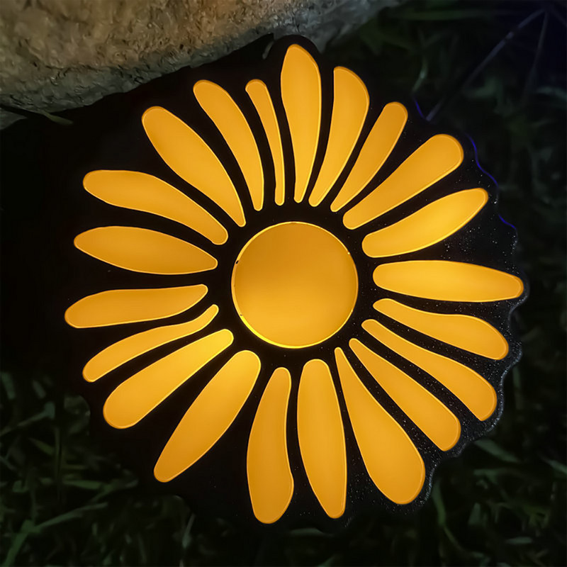 4 TK 2 m päikeseenergial töötav murulamp Dragonfly Butterfly Ladybug Daisy Festival Party Aia muruvalgustus Kodukaunistus